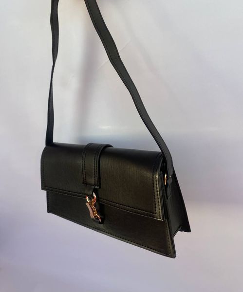 Женская сумка через плече черная 209-1 фото