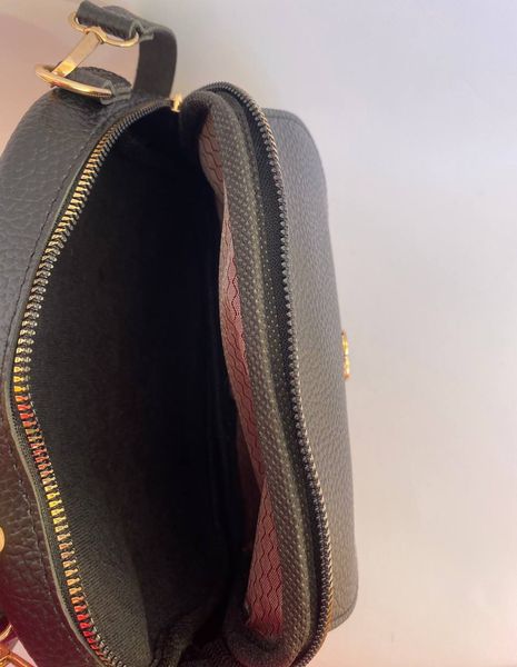 Женская сумка через плече черная 210-1 фото