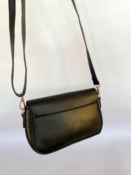 Женская сумка через плече черная 211-1 фото