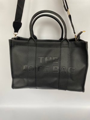 Жіноча сумка Tote Bag чорна  201-1 фото