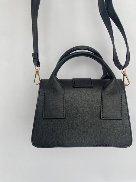 Жіноча сумка через плече чорна  205-1 фото